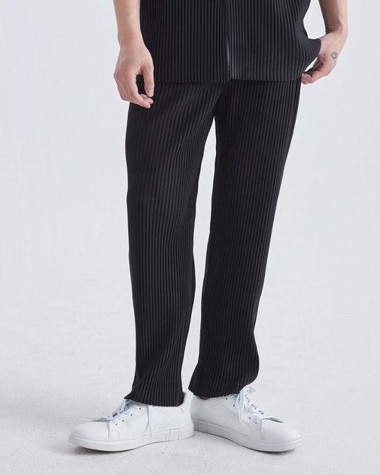 Ribbed Cotton Pantalon